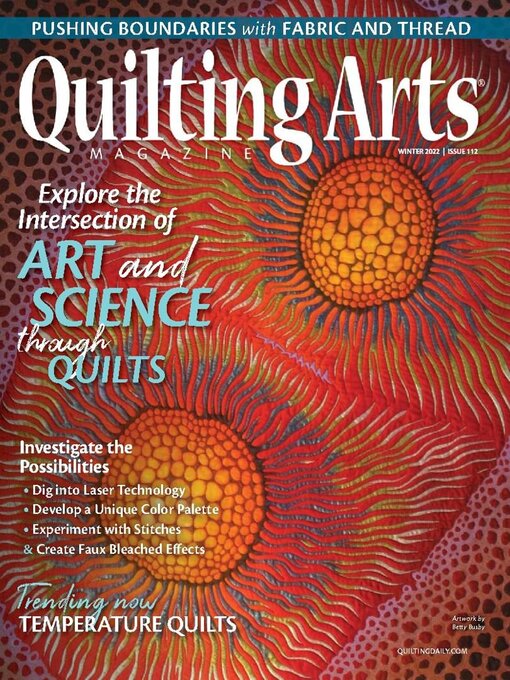 Cover image for Quilting Arts Magazine: Winter 2022